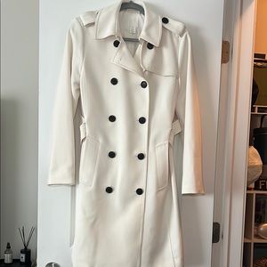 H&M Women's Double-Breasted Trench Coat
